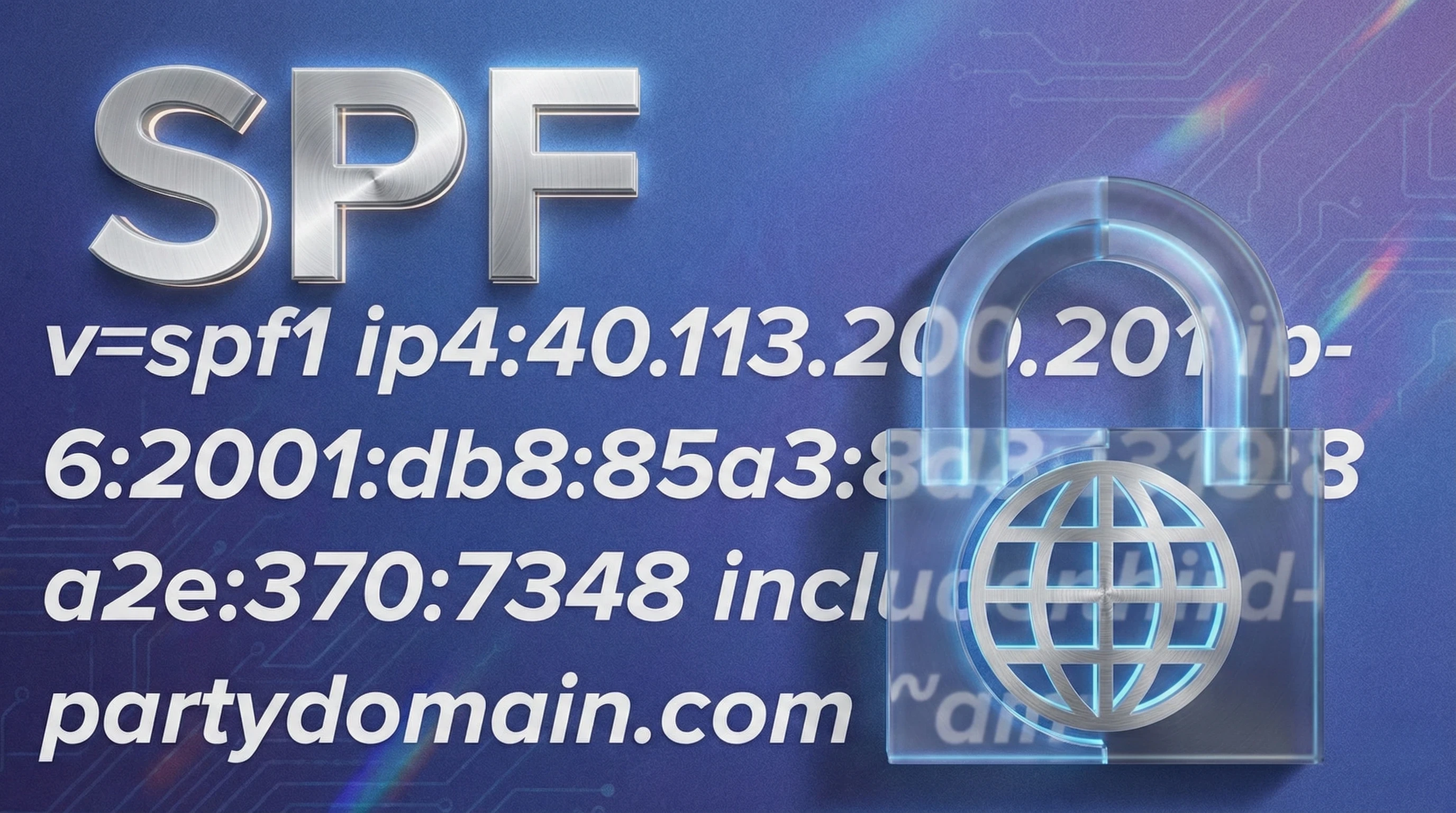 Ví dụ cấu hình SPF Record